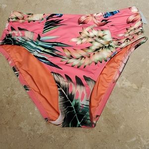 La Blanca High Rise Floral Bikini Bottoms